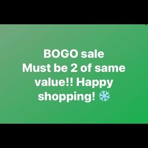 BOGO sale